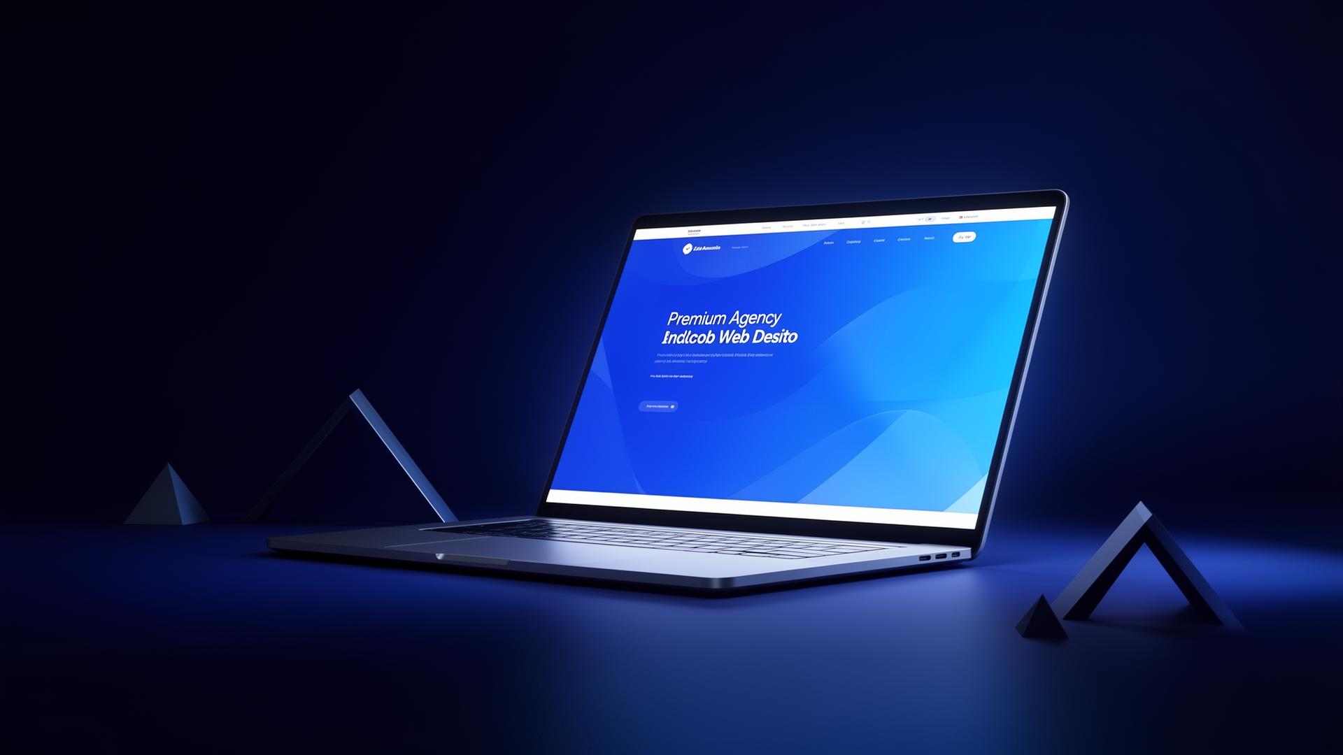 Modern professional website design preview